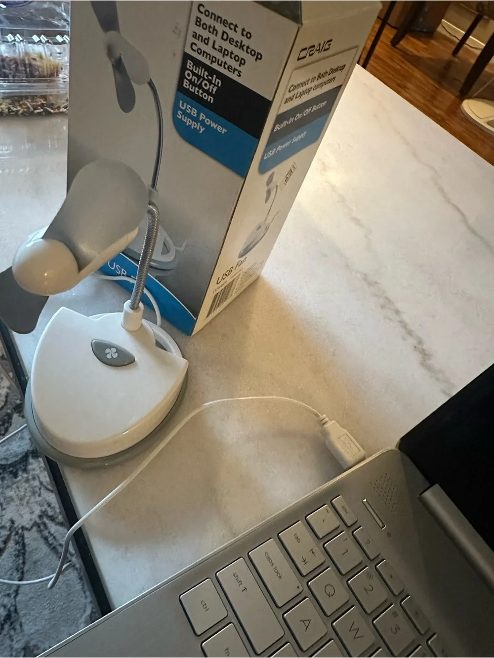 USB Fan - White